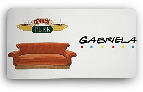 LolaPix Grand Tapis de Souris. Tapis de Souris personnalisé. Tapis de Souris Gaming. sous-Mains de Bureau. 600 * 350 * 2mm. Dessous en Caoutchouc antidérapant. Friends