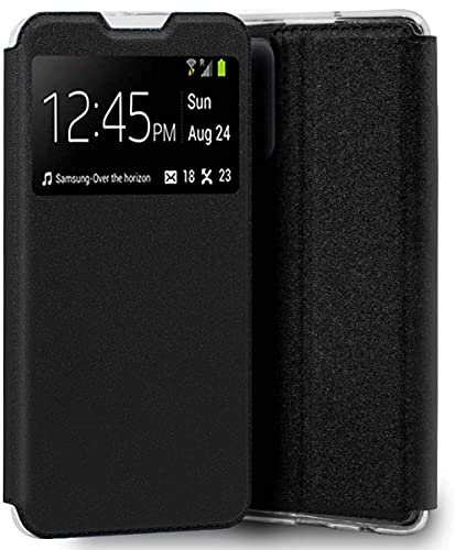 Funda Libro Soporte con Ventana para Huawei Honor X8 5G Color Negra