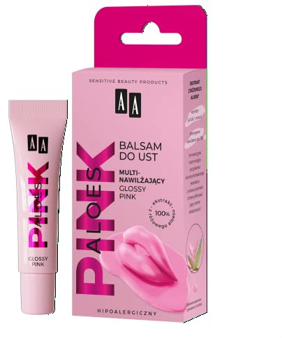 AA Aloes Pink multinofeuchtigkeitsspendende Lippenlotion - glossy pink 10g