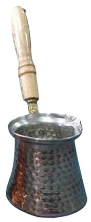 Milageto Türkische Kaffeekanne, Herd, Kaffeemaschine, Geschenke, Küche, Restaurant, Teebereiter, Zubehör, Haushalt, Kupfer, Kaffee-Cezve, 225 ml
