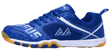 Kraftpaid Chaussures De Sport en Salle Homme, Sneakers De Badminton, Tennis De Table D'Intérieur, Baskets D'Entraînement
