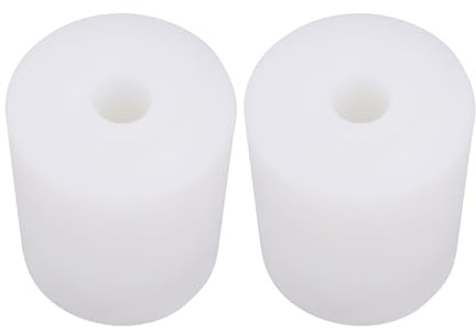 eMagTech Kunststoff-Rollenlager ohne Kugellager, 40 x 50 mm, Öffnung 10 mm, anwendbar für Laufrollen, Führungsrollen für Möbelherstellung, 2 Stück