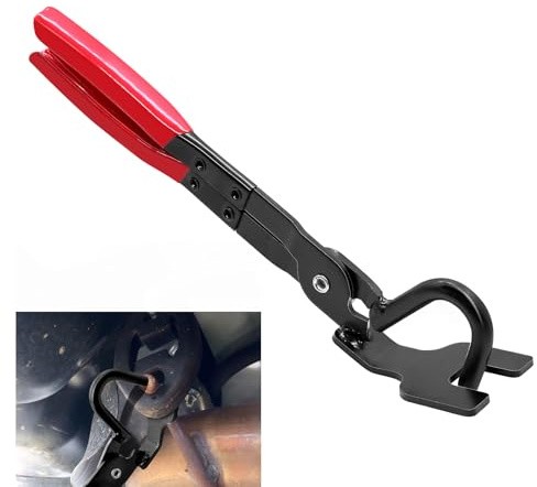 ZHIYUQL® Auspuffgummi Zange 29cm Auspuffgummi-Lösezange für Auto Auspuff Aufhängung Entfernungszange Werkzeug