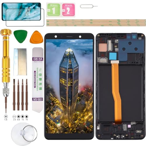 Gadget Troops Conjunto de pantalla LCD (Incell) para Samsung Galaxy A7 2018 SM-A750FN/DS, A750FN, A750F, A750G, A750GN, A750C, A750X, A750N, kit de repuesto de pantalla