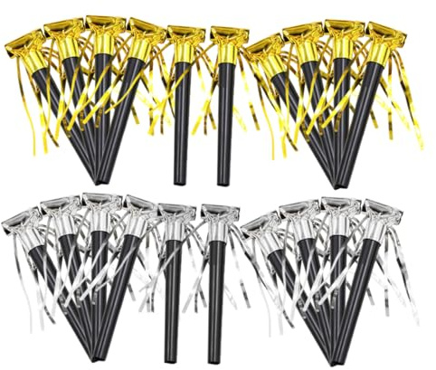 LIFKOME 20piezas Silbato De Para Unidades Para Fiestas De Cumpleaños Eventos Deportivos y Celebraciones Incluye Soplador y Novedad De Fiesta