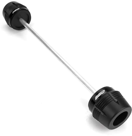 TYSMYXGS Protection Anti-Chute pour Fourche Avant Et Arrière De Moto pour Aprilia RS 660 RS660 TUONO660 Tuono 660 Factory 2021-2025 Anti-Collision Protection Contre Les Chutes(Noir,ARRIÈRE)