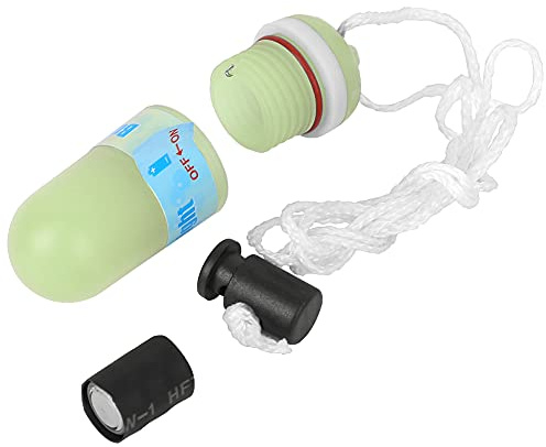 QD-924 Kunststoff Nacht Diving LED-Signal Licht Unterwasser wasserdichte fluoreszierende Beleuchtung mit Lanyard (Grasgrün)