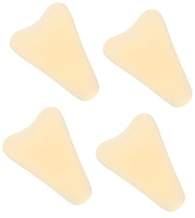 LOORGVEL 4 Stück Silikon Private Pads Atmungsaktiv Selbstklebend Wassertropfenförmig Hautfreundlich Wiederverwendbar Intimschutz für Schwimmen Yoga und Thermalbad