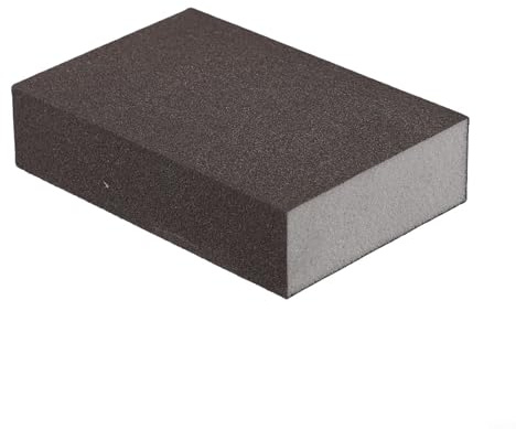 Zilimontt 6 esponjas de lijado finas de doble cara, grano 120-1000, lavables, reutilizables, en seco y húmedo, bloques abrasivos para pulir madera, pintura, metal, plástico, paneles de yeso planos y