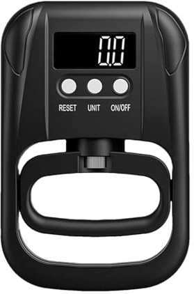 CUDTAPI Tester di di Presa da 265 libbre/120 kg Dinamometro da Presa elettronico for Fitness Dinamometro da Mano Digitale Misuratore di di Presa Intelligente