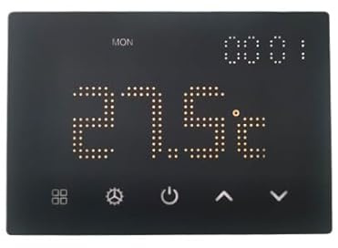 Elektronova termostato da incasso modulo programmabile 3 posti 240V display touch retroilluminato colore bianco compatibile su supporti 503
