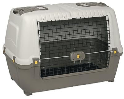MPS Trasportino per Cani, Cane, skudo Car Modello 90, con Maniglie per Il Trasporto e predisposizione per Ruote, Misura cm.88x52x62 h. Ruote Non Incluse