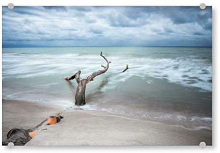 artboxONE Acrylglasbild 45x30 cm Natur Am Meer Bild hinter Acrylglas - Bild Meer Meer Strand