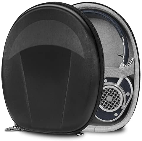 Geekria Shield Headphones Case Compatible with JBL Tune 680NC, Tune 510BT, Live 400BT, AKG Y50BT Case, Replacement Protective Hard Shell Travel Carrying Bag with Cable Storage (Black)