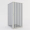 Cabina de ducha plegable de PVC 70 x 70 cm H 185 mod. Aster con apertura central