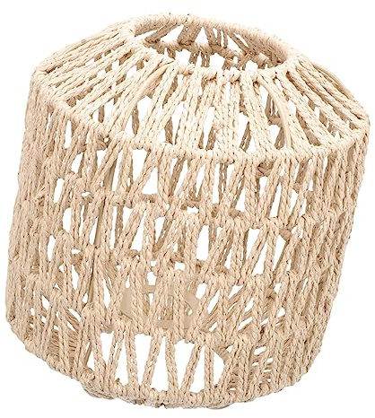 OSALADI Lampenschirm Aus Papierseil Lampenschirme Für Tischlampen Tischdekoration Deckenleuchte Küchenleuchten Lampenschirme Aus Korbgeflecht Rattan Wäschekorb Wiederverwendbare