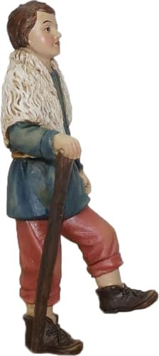 FADEDA Treppensteiger/Höhe:9 cm/handbemalt/detailgetreue Krippen Figuren - Weihnachten Tisch Dekoration Krippe Zubehör