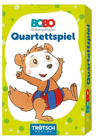 Trötsch Bobo Siebenschläfer Quartettspiel Quartett Spiel: Kartenspiel Gedächtnisspiel Lernspiel