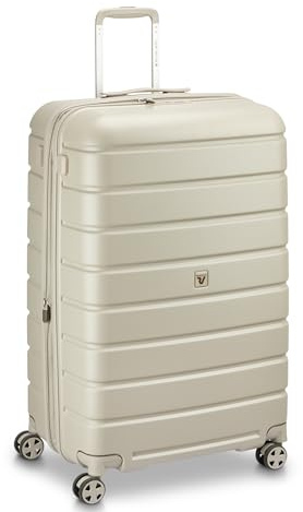 RONCATO RELIFE trolley grande - 4 ruote, espandibile, altezza 78 cm, con sistema di chiusura TSA, SABBIA