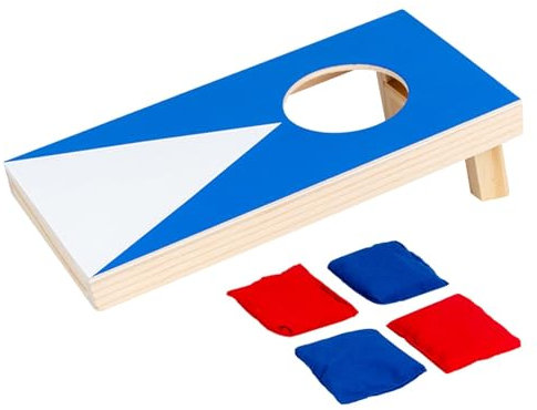 Generisch Cornhole-Spielset für Kinder - Brett und Taschen - Interaktives Eltern-Kind-Spielzeug, Outdoor-Fitness-Begleiter