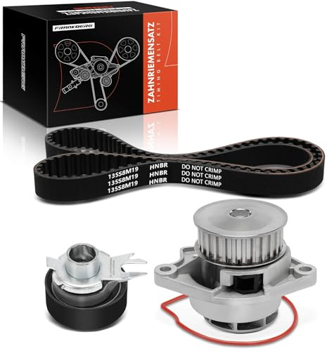 Frankberg Zahnriemensatz Zahnriemen Wasserpumpe Benzin Kompatibel mit Polo Classic 6V2 1.4L 1995-2001 Ibiza III 6L1 1.6L 2003-2009 L.u.p.o 6E1 6X1 1.0L 1.4L 1998-2005