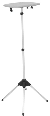 BATHVEVE Soporte Ropa Plegable Rejilla De Vapor Integrada, Estructura De Cuatro Patas Ajustable 90-160 Cm, Material Metálico Resistente, Adecuado para Planchado y Vapor De Prendas Hogar