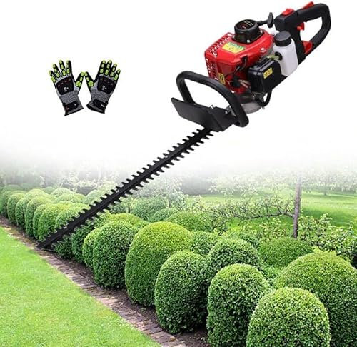 XINRISHENG Tagliasiepi a Benzina, cesoie da Giardino per siepi con Impugnatura Rotante a 180°, tagliasiepi Professionale