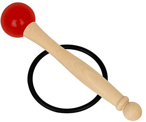 AKOOSY Singing Bowl Schlägel Mit Holzgriff Und Flexiblem Gummikopf O-ring Design Professioneller Klangschalenklöppel Für Yoga Meditation Entspannung Geeignet Für Anfänger Und Fortgeschrit