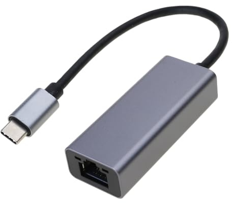 Adaptador USB tipo C Ethernet tipo tarjeta a RJ45 1000 Mbps Lan conector de Internet a Ethernet