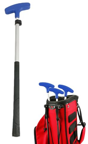 Putter da golf per bambini, albero estensibile, putter da golf per bambini, blu Boost Performance, taglia regolabile per mano destra e sinistra, putterr da golf a due vie per bambini Junior Golf C