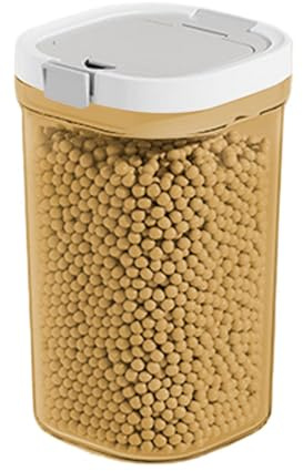 Mjölkautomat - AS/PP, 4,7x4,7x7,9tum mjölkpulverbehållare Lufttät staplingsbar design | Inkluderad mätskopa, 1800 ml burk med hög kapacitet för plantskolor, resor, kylskåp