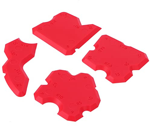 Cocoarm Silicone Sealant Tool Plastic Glass Glue Scraper 5 8 9 Angle Caulk Remover for Bathroom Kitchen Window Door Fish Tank Joint Smoothing Removal and Corner Repair
