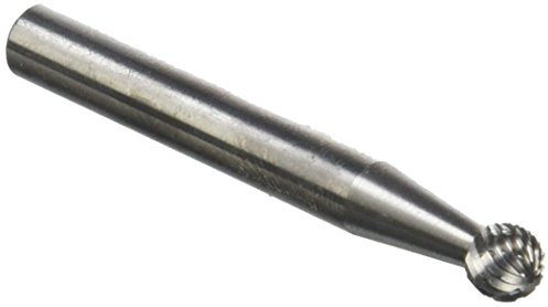 Bohrcraft 50150300600 HM-Frässtift Form D Kugel P-Plus 6,0 mm/Kreuzverzahnung in BC Verp