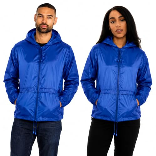 Style It Up Veste imperméable à capuche unisexe pour adulte