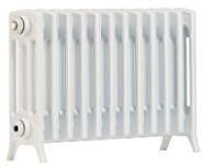 Arroll NE450/4c/12/9016 - Radiatori a 4 colonne, in alluminio, colore: Bianco