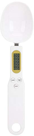 Cuchara para báscula de cocina Cuchara medidora de gramo, 300 g / 0.1 g Pantalla LCD Cuchara medidora de cocina digital Cuchara para hornear ponderada electrónica Báscula para porcionar Té Harina Espe