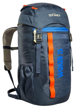 Tatonka Kinderrucksack Wokin 15L - Rucksack für Mädchen und Jungen ab 6 Jahren - Inklusive Sitzkissen und Reflektoren für gute Sichtbarkeit - Aus recycelten Materialien