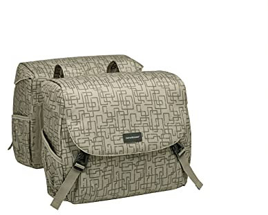 Doppeltasche New Looxs Mondi Joy Double - 38 Liter - Ivy Walnut - Befestigen : Riemen