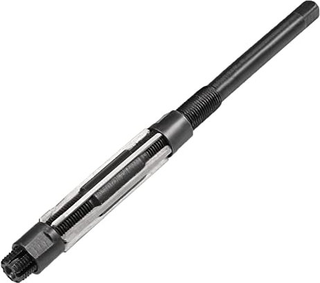 PATIKIL 13.75-15.25mm Regolabile Manuale Alesatore, 1pz Fresatura Fresa Alta Velocità Acciaio H8 6 Dritta Scanalatura