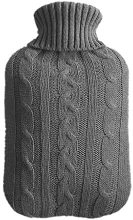 DieffematicRSD Hot Water Bottle Water-filled Rubber Hot Water Bottle, Hand Warmer Jacket