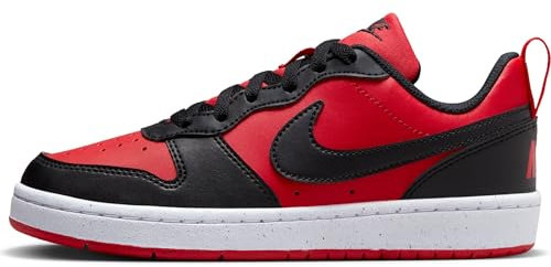 NIKE Court Borough Low RECRAFT (GS), Sneaker, University Red Black White, 36 EU