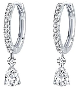 Orecchini Pendenti Orecchini Donna Argento 925 Orecchini Cerchio Piccoli,1 Paia Orecchini a Cerchio Orecchini Donna Orecchini Ipoallergenici per le Donne Ragazze 12mm