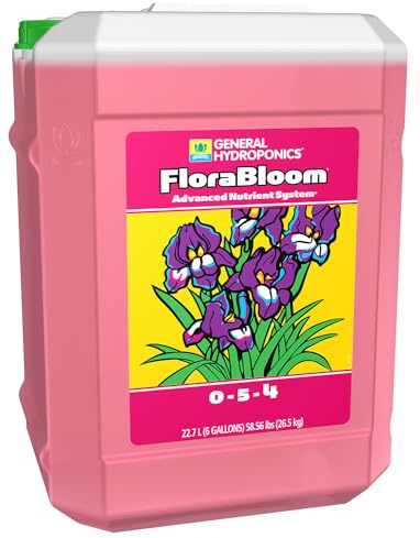 General Hydroponics FloraBloom Plant Food, 0-5-4, 6 gal.