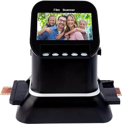 Scanner Per Diapositive Di Pellicole, Scanner Per Pellicole Ad Alta Risoluzione 120, Supporta 5 Tipi Di Pellicole 120, Schermo LCD Da 4,3 Pollici, Conversione Di Negativi 35 Mm, 135, 126, 127 E Diapos