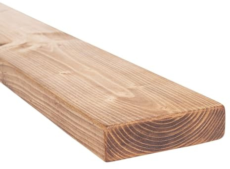MoonTree Rustikales schwebendes Regal, 200 cm x 15 cm x 3.8 cm, Unbehandelt