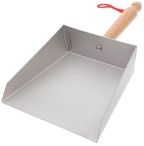 Alipis Pelle à Poussière En Acier Inoxydable Compacte 18 Cm, Pelle Plate Robuste Pour Garçon Et Filles, Usage Domestique Et Scolaire, Nettoyage De Bureau Et Table, Outil De Nettoyage Polyvalent