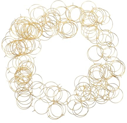 Alipis 150pièces Marqueurs De Verre à Vin Doré Charmants Accessoires Pour Événements Mariages Et Anniversaires Identification Facile Pour Verres à Vin Et Cocktails
