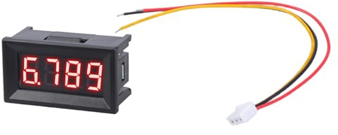 3 Wire 4 Digit Voltages Tester Digital Voltmeter 0.36Inch LED Display Voltages Gauge Indicators Measuring Tool Easy Install Monitor