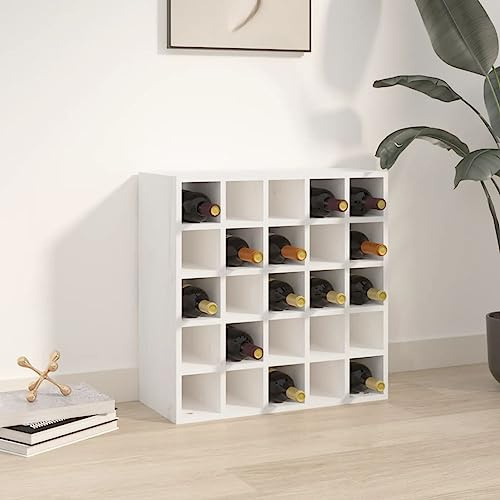 Générique Armoire à vin Blanc 56x25x56 cm Bois de pin Massif,Meubles,Armoires & Meubles de Rangement,Caves à vins & spiritueux,Blanc,11.44 KG,821538