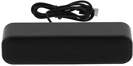 Cufaee Altavoces de PC de la Barra de Sonido estéreo, Altavoz USB Mini Altavoz de Altavoz empotrada Tarjeta de Sonido decodificada, Altavoces de Escritorio para Tableta